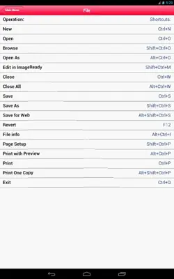 Shortcuts for Photoshop CS6 android App screenshot 6